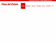 Tablet Screenshot of casadelcoloresnc.it